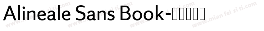 Alineale Sans Book字体转换